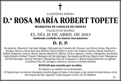 Rosa María Robert